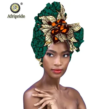 Afrikos galvos Skara spausdinti medvilnės vaškas aukštos kokybės afrikos šalikas moterims afrikos drabužių heidi bazin Turtingas galvos Apdangalai Hanband A18h003