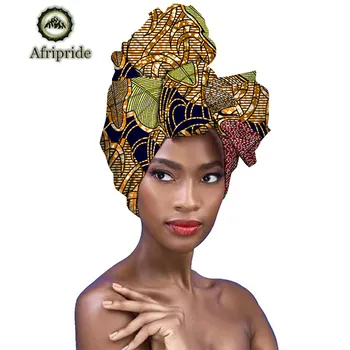 Afrikos galvos Skara spausdinti medvilnės vaškas aukštos kokybės afrikos šalikas moterims afrikos drabužių heidi bazin Turtingas galvos Apdangalai Hanband A18h003