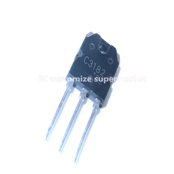 5VNT/DAUG NAUJŲ C3182 2SC3182 TO-3P 140V 10A Triode tranzistorius