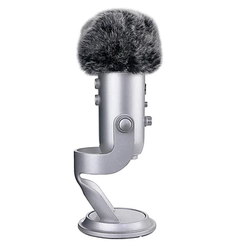 Mikrofonas Furry Windsn - Mic Vėjo Padengti Kailiai Filtrą, Kaip Putomis Padengti Blue Yeti