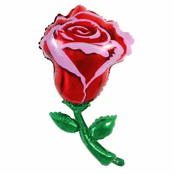 50pcs Saulės gėlė Rožė gėlių Folija, Balionus, Gimtadienio, Vestuvių Valentino Diena Papuošalai Šalies Reikmenys Oro Globos Vaikams, Žaislai