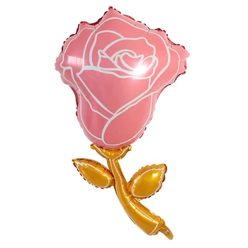 50pcs Saulės gėlė Rožė gėlių Folija, Balionus, Gimtadienio, Vestuvių Valentino Diena Papuošalai Šalies Reikmenys Oro Globos Vaikams, Žaislai