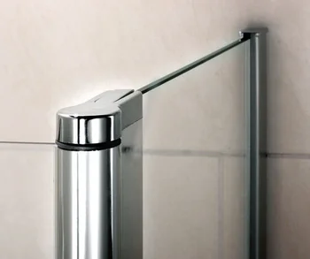 Lankstymo vonios ekranai su stiklo lentynos, lentynų ir rankšluosčių džiovykla (profilio flip-flop)