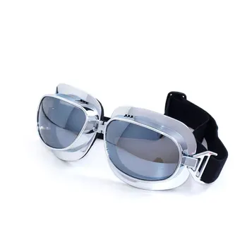 2017 Naujas MJMOTO Motociklo šalmas, Akiniai Vėjo Motociklą atidaryti veido derliaus šalmas klasikiniai akiniai akiniai
