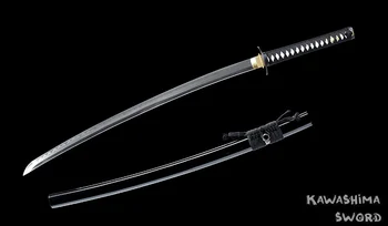 Rankų Darbo Full Tang Katana T10 Plieno, Molio Gydymo Nekilnojamojo Samurajus Kardas Pardavimui Paruoštas Pjovimo Bambuko-Naujų Atvežimas