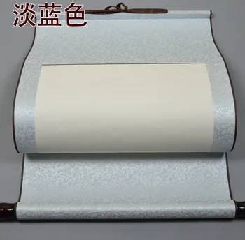 Kinų tapybos popieriaus, įrėminti kaligrafija pažymėkite tuščią keturių kojų keturių visiškai tikslumo montuojamas vertikaliai šilko 01