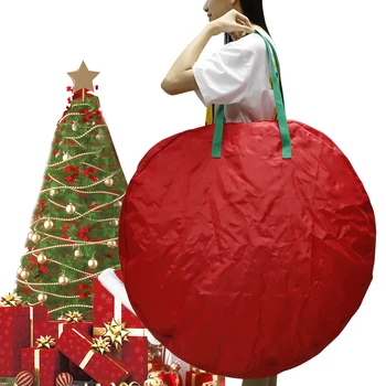 NAUJAS Oksfordo Audinio Kalėdų Vainikas Saugojimo Krepšys 30inch Kalėdų Vainikai Didelių Saugojimo Krepšys Saugoti Kalėdų Eglutės Girliandą Namų Saugojimas