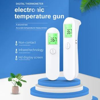 Skaitmeninis LCD Temperatūros Patalpų Kambarys Metrų Termometras su Drėgmėmačiu Jutiklis Drėgmės Termometras Ginklą Infraraudonųjų spindulių Skaitmeninio Termometro