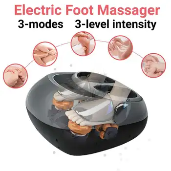 Elektros Foot Massager Shiatsu Minkymo Oro Suspaudimo Infraraudonųjų Spindulių Šilumos Terapija, Sveikatos Priežiūros Prietaisas Suteikti Tėvams Dovanos