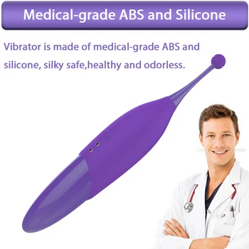 Aukšto Dažnio Klitorio Vibratoriai Moterims Orgazmas-Klitorio Dantį Stick Galinga G Spot Clit Vibratorius Suaugusiųjų Sekso Žaislai Moterims
