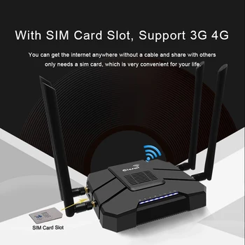 WIFI Gigabit Maršrutizatorius 11AC Dual Band 2.4/5 ghz anglų kalba 1200Mbps 512MB DDR3 Supoort 4g 3g FDD LTE TDD WCDMA UMTS openWRT