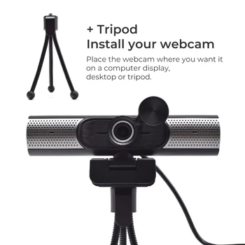 Kameros 1080p su automatinio fokusavimo funkcija web kamera su kompiuterio mikrofonas, kamera, garsiakalbis pc mini kamera 4K usb kamera, kamera full hd 1080p
