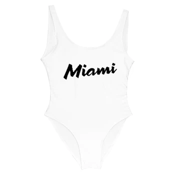 Majamio Spausdinti Laiškas maudymosi kostiumėlį, maudymosi Kostiumėliai moterims vientisi maudymosi kostiumėlį biquini Paplūdimio bikini moteris badpak plaukti dėvėti 11 spalva
