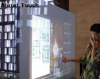 Xintai Touch 15.6 colių 10 nekilnojamojo taškų interaktyvus touch folijos Plėvele, pro stiklo langą