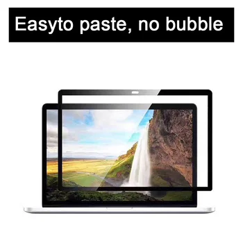 Paprasta Pasta Ne Burbulas Ekranų Apsauginės plėvelės Black Rėmas 2016/2017/2018/2019 Naujas MacBook Pro Touch Baras/ Oro Touch ID 13 colių