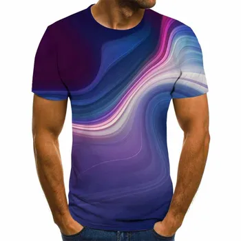 2020 metų vasaros, nauja, vyriški t-shirt 3D atspausdintas t-shirt vyrai laukinių atsitiktinis O-kaklo vyrų t-shirt mados 3D spausdinimo T-shirt dydis 6XL