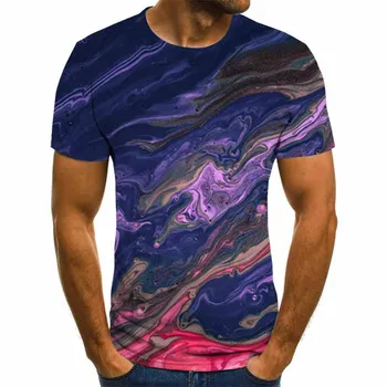 2020 metų vasaros, nauja, vyriški t-shirt 3D atspausdintas t-shirt vyrai laukinių atsitiktinis O-kaklo vyrų t-shirt mados 3D spausdinimo T-shirt dydis 6XL