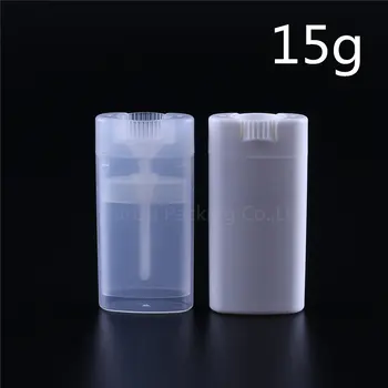 8Pcs/daug Lūpų balzamas konteineriai apie 15ml Plastikiniai Buteliai Tušti 