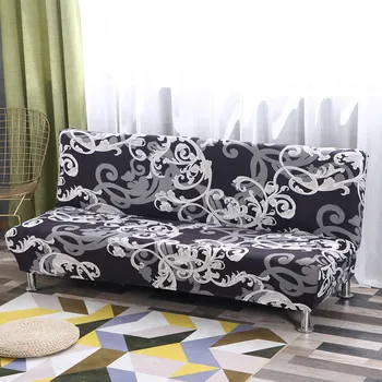 Gėlių atspausdintas sofa apima spandex lankstymo sofa-lova apima augintiniai kambarį skalbti visiškai suvynioti minkštas užvalkalai vieno