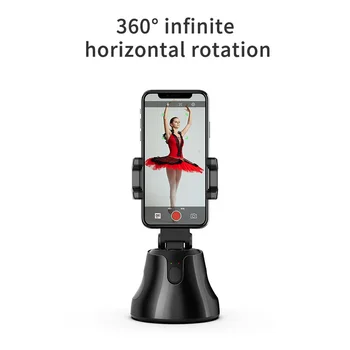 Nešiojamų All-in-one Smart Auto Mobiliojo telefono stovas 360 Sukimosi Auto, Veido Sekimo Objekto Stebėjimas vlog Kamera Telefono Turėtojas