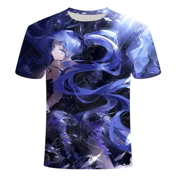 Moterų ir vyrų T-shirt 3D sexy anime simbolių mados Harajuku stilius trumparankoviai marškinėliai 2020 m. vasarą karšto naujas