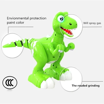 1Pc RC Purškimo Dinozaurų Robotas Žaislai Gestas Jutiklis Interaktyvus Nuotolinio Valdymo Robotų Dinozaurų Smart Elektroniniai Žaislai