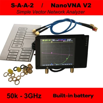 Aukštos Versija 3G Vektoriaus Tinklo Analizatorius S-A-A-2 NanoVNA V2 Antenos Analizatorius Trumpųjų HF VHF UHF