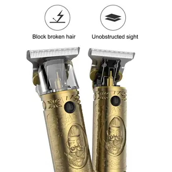 Elektriniai Plaukų Clipper USB Įkrovimo Skustuvas Barzda žoliapjovės Profesionalios Plaukų Žirklės Belaidžius Vyrų Plaukų Pjovimo Mašina