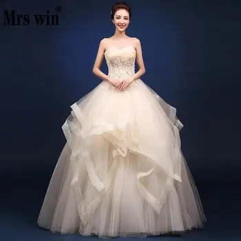 Vestuvių Suknelės, 2021 Elegantiškas Stebėjimo Nėrinių Kamuolys Suknelė Princesė Senovinių Vestuvių Suknelė Pasirinktinis Dydis 4 Spalvos Vestuvinė Suknelė