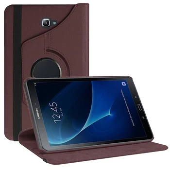 Lankstymo Flip Cover Stovėti PU Odos Case Cover for Samsung Galaxy Tab A6 10.1 2016 T585 T580 SM-T580 T580N Funda Atvejais, +Rašiklis