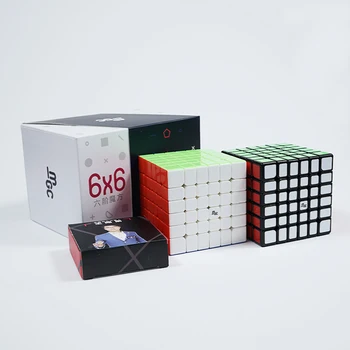 YJ MGC 6 M Kubo 6x6x6 magnetinio magico kubo 65mm Stickerless yongjun MGC 6 magnetai 6x6 Greičio įspūdį magico cubo Švietimo Žaislai