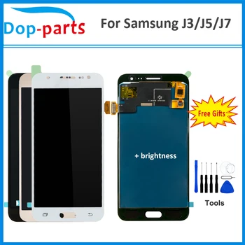 Šviesumas reguliuojamas LCD Samsung Galaxy j3 skyrius J320 J320M J5 J500fn J500M J7 J700F J700M J700H LCD Ekranas Jutiklinis Ekranas