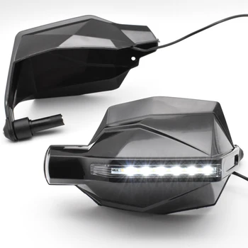 Universalus Motociklas Rankų apsaugos, su LED Posūkio Signalo Lemputė Apsaugos Kawasaki Z650 Z900 Z800 NINJA NINJA 250 300R Z250