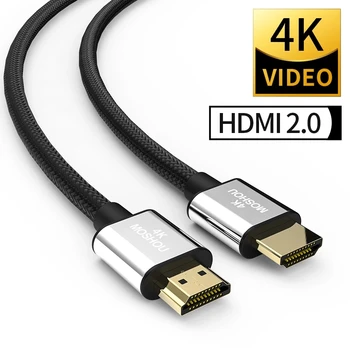 Moshou HDMI 4K 2.0 b 2.0 Kabeliai 4K 60Hz HDR LANKO 2160P Ethernet Vaizdo vyrų vyrų už Stebėti TV PS4 NS Projektorius Stiprintuvas