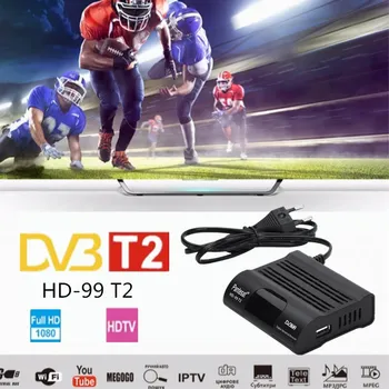 DVB-T2 HEVC 265 Imtuvas, Palydovinė Wi-fi Nemokamas Skaitmenines TV Box DVB T2 DVBT2 Tuner DVB-C internetinės televizijos (IPTV) M3u 