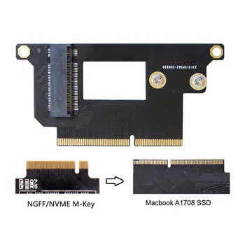 Xiwai M. 2 NGFF M-Key NVME SSD Konvertuoti Kortelę, tinka Macbook Pro 2016 2017 13