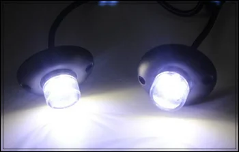 2heads+1 kontrolierius,Šviesus 12W Led automobilių Hideaway mirksėtų žiburiai,grotelės įspėjamoji lemputė,avarinės šviesos,20 