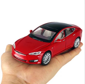Naujas 1:32 Tesla MODEL S Lydinio Automobilio Modelį Diecasts & Žaislinės Transporto priemonės Žaislinius Automobilius Vaikas Žaislai Vaikams Dovanos Berniuko Žaislas