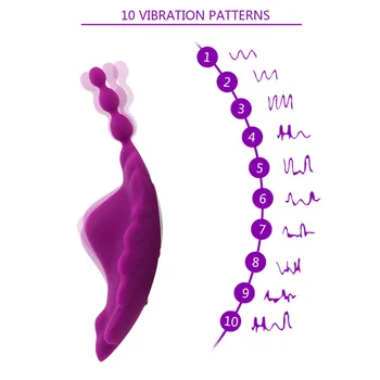 Nešiojami Panty Vibratorius Nematomas Vibruojantis Kiaušinis Nuotolinio Valdymo Makšties Klitorio Stimuliacija Analinio Sekso Žaislai Moterims, Masturbator