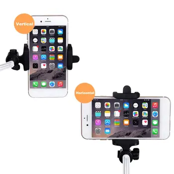 Kišeninis Trikojo Užrakto Universalus All-In-One Belaidžio Selfie Lazdelės Su Nuotolinio Valdymo Telefonu
