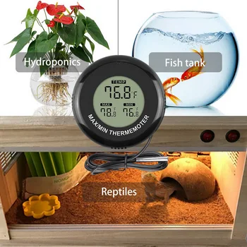 Aukšto Tikslumo Skaitmeninis Termometras Pet Products Vandeniui Žuvų Bakas Akvariumo Termometras Žuvų Bako Temperatūros Kontrolės Produktai
