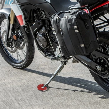 Motociklo Atramą Pėdų Pusėje Stovi Pratęsimo Trinkelėmis Plokštė Pusėje Stovi Padidinti Už Yamaha Tenere 700 Tenere700 2019 2020