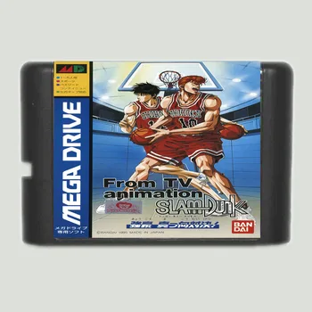 Iš TELEVIZIJOS Animacija Slam Dunk 16 bitų MD Žaidimo Kortelės Sega Mega Drive Genesis