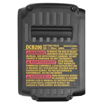 20V 3000mAh DCB200 Li-ion Įkraunama Baterija / Kroviklis, DEWALT DCB203 DCB181 DCB182 DCB201 DCB201-2 DCB205-2 L50 powertool