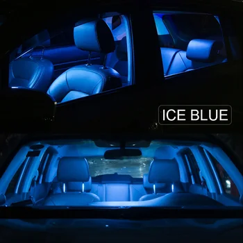 10vnt Canbus Baltos LED Lemputės Interjero Paketas Rinkinys 2009-M. Dodge Kelionės Žemėlapis Dome Licenciją Plokštelės Šviesos