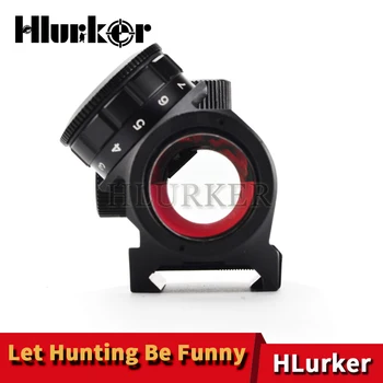 Hlurker Medžioklės Micro Red Dot Akyse Spotting scope Snaiperis Riflescope Holografinis Paminklų AR15 Oro Šautuvas Lankytinų vietų Aprėptis, Optika