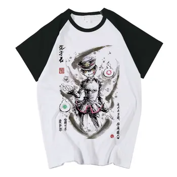 Naujas Tualetas-privalo Jibaku Shounen Hanako kun T-shirt Nene Yashiro Anime marškinėliai Vasaros Medvilnės Trumpas rankovėmis Vyrams, moterims, Trišakiai viršūnės