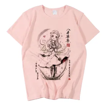Naujas Tualetas-privalo Jibaku Shounen Hanako kun T-shirt Nene Yashiro Anime marškinėliai Vasaros Medvilnės Trumpas rankovėmis Vyrams, moterims, Trišakiai viršūnės
