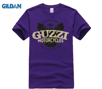Juokinga T Shirts Guzzi Motorycles Laiškas Išspausdintas Klasikinis Moto Guzzi t-shirt Mens Mados Stiliaus marškinėliai