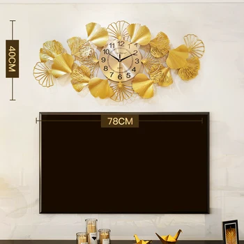 Aukso Šiaurės Sieninis Laikrodis Prabangus, Modernus Dizainas Minimalistinis Menas Sieninis Laikrodis Kūrybinių Mados Reloj Sumalti Grande Namų Dekoro DE50ZB